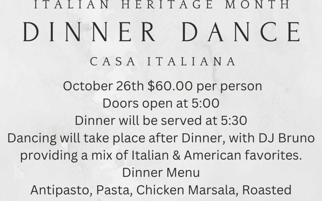 Italian Heritage Dinner Dance