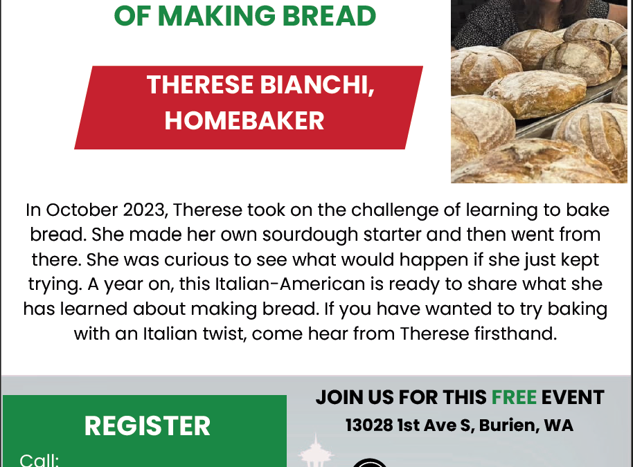 Italian Art of Making Bread – Feb 8th, 2025